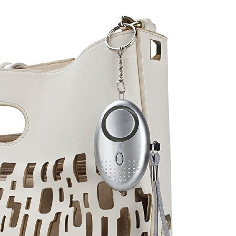 Alarma de autodefensa de 140 dB, alerta de seguridad, alarma de emergencia fuerte, llavero, seguridad personal para mujeres, niños, ancianos y niñas.