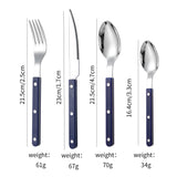 French Rivet ABS Handle Hotel Western Tableware Steak Knife Butter Knife Set - V.I.P Digital Presence