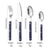 French Rivet ABS Handle Hotel Western Tableware Steak Knife Butter Knife Set - V.I.P Digital Presence