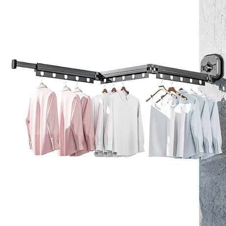 Multifunctional Retractable Fold Away Clothes Drying Hanger Space-Saving Bathrooms Usage - V.I.P Digital Presence