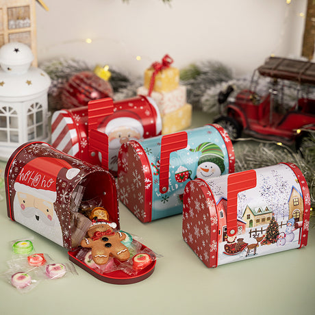 New Christmas decoration products, Christmas mailbox, tin box, gift box, candy box, gift box, ornament - V.I.P Digital Presence