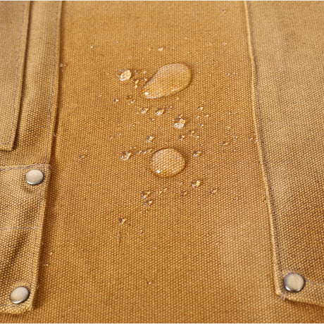 Long heavy-duty waxed canvas tool apron, carpenter apron, carpenter apron, carpenter waterproof 18 ounces - V.I.P Digital Presence