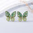 Alloy Inlaid Rhinestone Butterfly Earrings - V.I.P Digital Presence