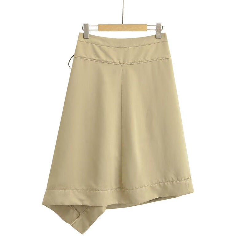 Summer New  Style Women's Fashionable Elegant Wrap Skirt with Mid-Waist and Midi Length - V.I.P Digital Presence