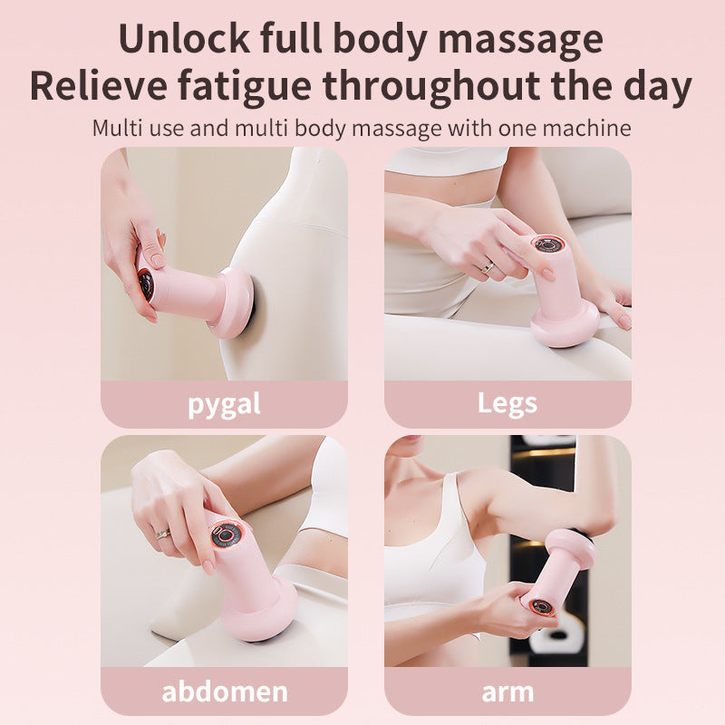 Fat pushing machine, body massage device, household handheld wireless massage, neck, waist, shoulder kneading, fascia gun - V.I.P Digital Presence