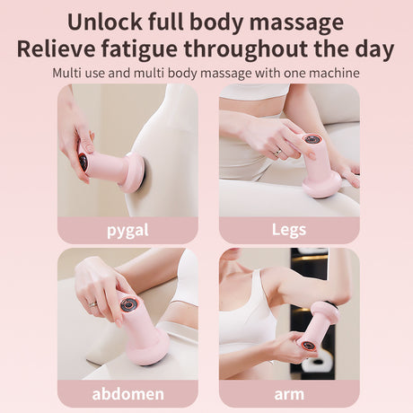 Fat pushing machine, body massage device, household handheld wireless massage, neck, waist, shoulder kneading, fascia gun - V.I.P Digital Presence