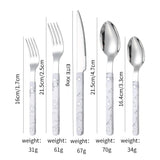French Rivet ABS Handle Hotel Western Tableware Steak Knife Butter Knife Set - V.I.P Digital Presence