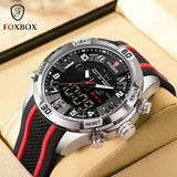 Lige Men's Dual Display Watch Multi-Function Chronograph Sports Waterproof Watch - V.I.P Digital Presence