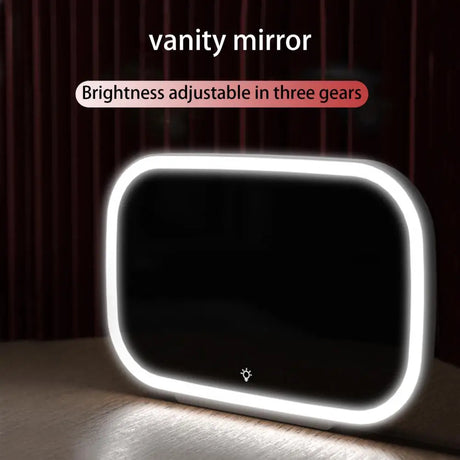 Car Visor Mirror with LED Light Car Interior Mirror Compact Large Screen  Excellent 7.8-inch Car LED Visor Vanity Mirror - V.I.P Digital Presence
