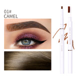 QIBEST Double Head Eyebrow Pencil Waterproof Sweat Proof And Makeup Free Eyebrow Cream - V.I.P Digital Presence