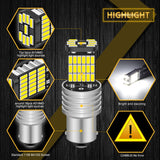 2pcs P21W 1156 BA15S LED Bulbs Car Lights Turn Signal Reverse Brake Light R5W 4014 LEDs 12V DC Automobiles Lamp DRL for Skoda - V.I.P Digital Presence