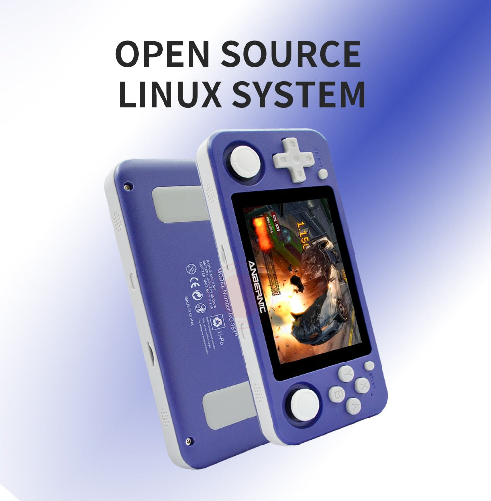 RG351P ANBERNIC  Retro Game PS1 RK3326 64G Open Source System 3.5 inch IPS Screen Portable Handheld Game Console RG351gift 2400 - V.I.P Digital Presence