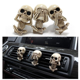Ghost Head Aromatherapy Hanger Set Resin Car Air Outlet Aromatherapy Decoration Car - V.I.P Digital Presence