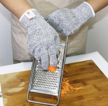 Class 5 HPPE cut-resistant gloves, cut-resistant, wear-resistant, tear-resistant, kitchen gardening woodworking gloves - V.I.P Digital Presence