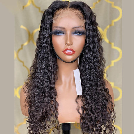 Wig Ladies Chemical Fiber Front Lace Curly High Temperature Silk Wig Headgear - V.I.P Digital Presence