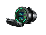 36W QC 3.0 Touch Switch Waterproof Universal Motorcycle Car Truck Boat Dual USB Charger Socket For Phone Tablet Camera GPS DVR - V.I.P Digital Presence