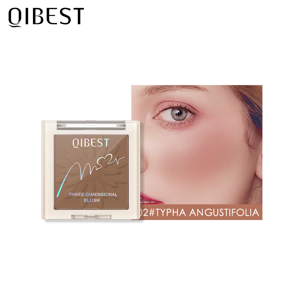 QIBEST Blush Powder Natural Repairing One Rouge Powder Is Not Easy To Take Off Makeup Matte Pearlescent Blush Powder - V.I.P Digital Presence