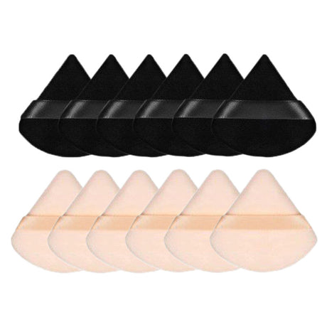 Triangle Dry Powder Puff Fiber Crystal Cotton Delicate On Makeup Beauty Tools Powder Puff - V.I.P Digital Presence