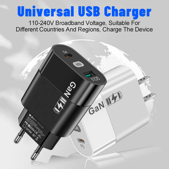 65W Gallium Nitride Charger GaN Charging Source Fast Charging Phone Charging Head - V.I.P Digital Presence