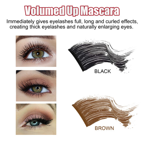 Volumed Up Mascara, Moisturizing Eyelashes Long And Curly Black Beautiful Natural Makeup Hold Mascara - V.I.P Digital Presence