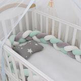 100cmBaby Bumper Bed Braid Knot Pillow Cushion Bumper for Infant Kids Crib Protector Cot Bumper Room Decor Anti-collision Bumper - V.I.P Digital Presence