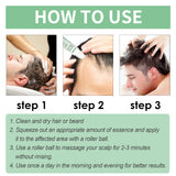 Strengthening Roll On Hair Essential Oil, Scalp Massage Moisturizing Hair Roots Thickening Hair Care Ball Essential Oil - V.I.P Digital Presence