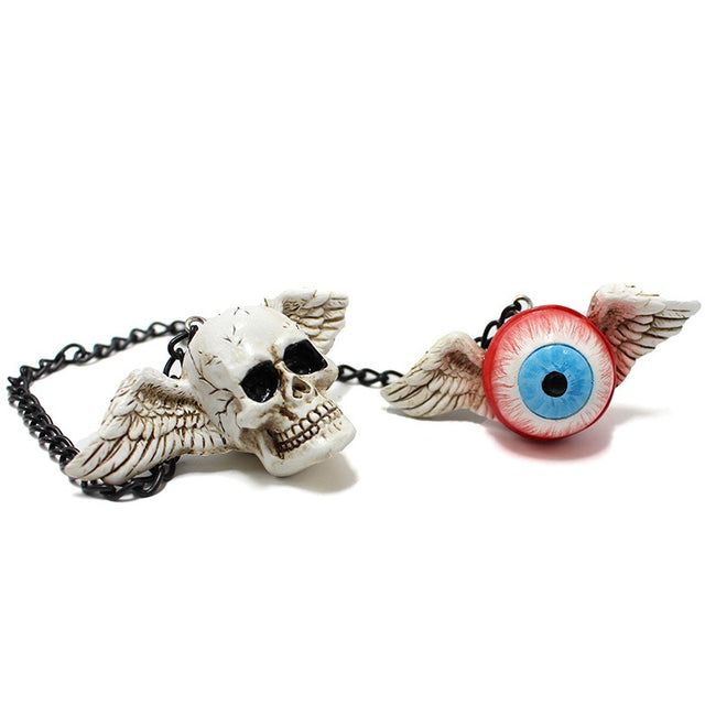 Creative resin for hanging accessories on the eye skeleton car - V.I.P Digital Presence