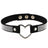 Japan's Harajuku Soft Girl Black Rhinestone Peach Heart Love-Shaped Collar Women's Neck Strap Collarbone Necklace Short - V.I.P Digital Presence
