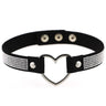 Japan's Harajuku Soft Girl Black Rhinestone Peach Heart Love-Shaped Collar Women's Neck Strap Collarbone Necklace Short - V.I.P Digital Presence