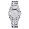 MISSFOX  2528 Silver Women's Watch Casual Dress Ladies Watch Fashion Waterproof Steel Quartz Wrist Watches For Women Valentines Gift - V.I.P Digital Presence