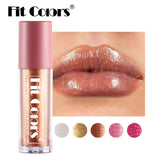 Fit Colors Pearlescent Lip Gloss Matte Non-Stick Cup Mermaid Sparkling Lip Gloss - V.I.P Digital Presence
