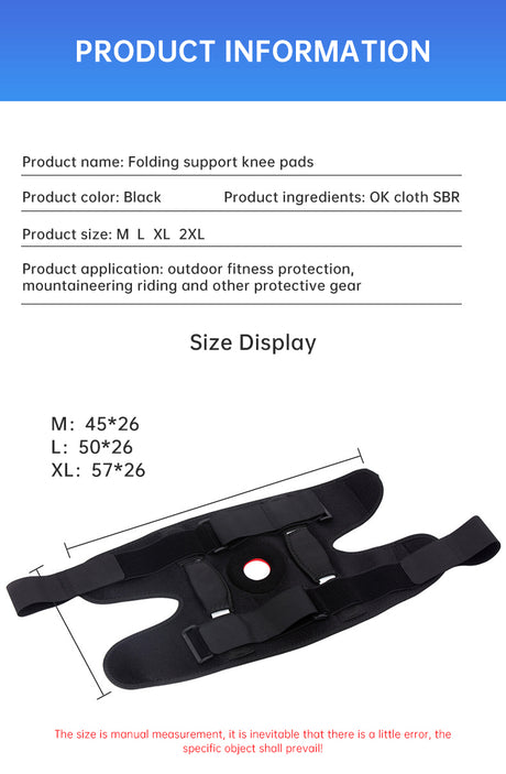 Adjustable hinged Patella Knee Support Brace for pain relief and knee joint protection - V.I.P Digital Presence
