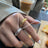 Temperament spiral pattern metal texture open index finger ring Hong Kong style anchor jewelry - V.I.P Digital Presence