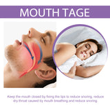 Sleep Anti-Snoring Tape, Open Mouth Breathing Physical Expansion Pamper Sleep Anti-Snoring Patch - V.I.P Digital Presence