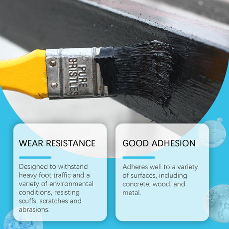 Multi-Purpose Floor Paint, Waterproof And Anti-Wear Metallic Paint, Impermeable Quick-Drying Paint Floor Renovation Paint - V.I.P Digital Presence