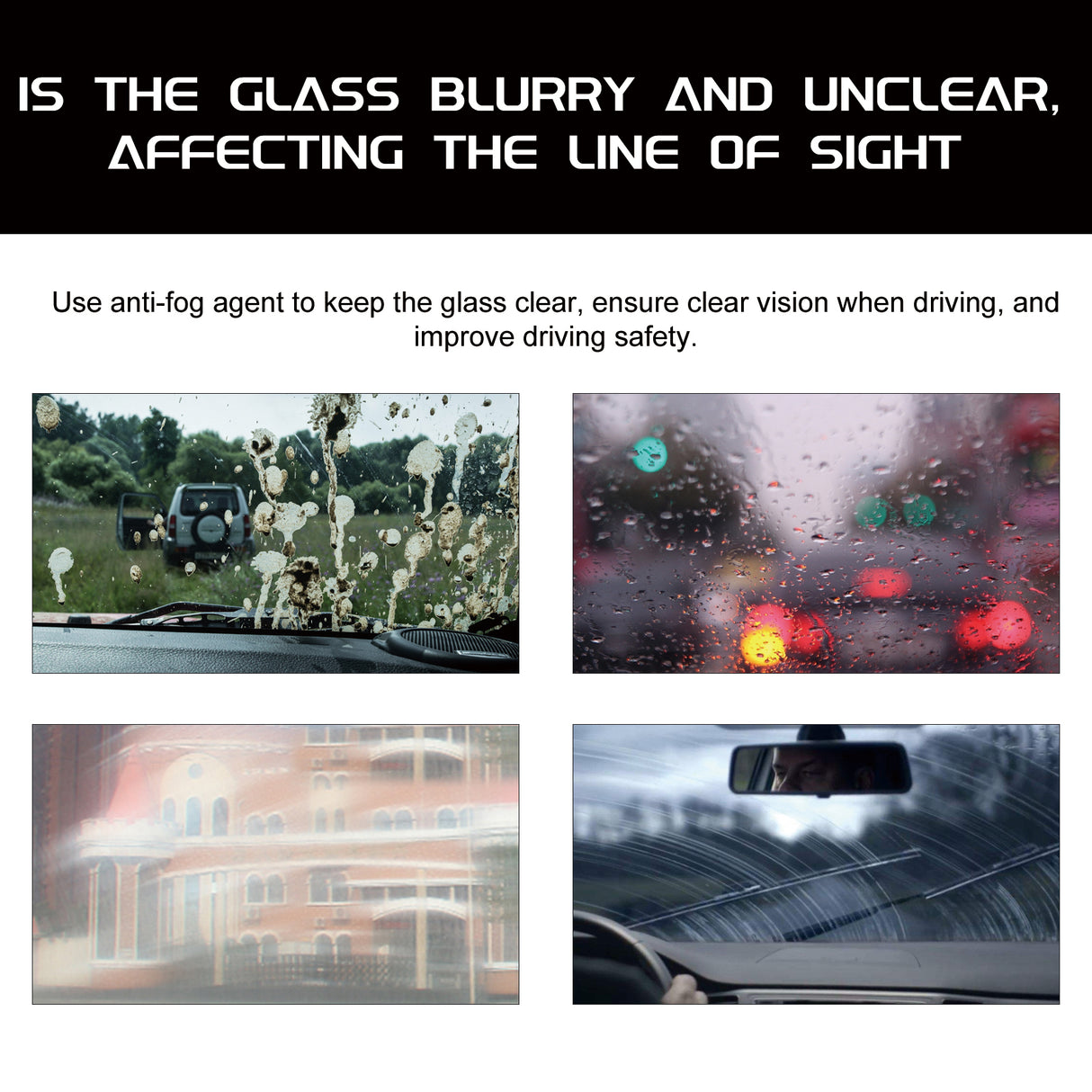 Automotive Anti-Fogging Agent Automotive Glass Cleaning, Anti-Rain, Anti-Fog, Cleaning And Hydrophobic Multi-Purpose Spray - V.I.P Digital Presence