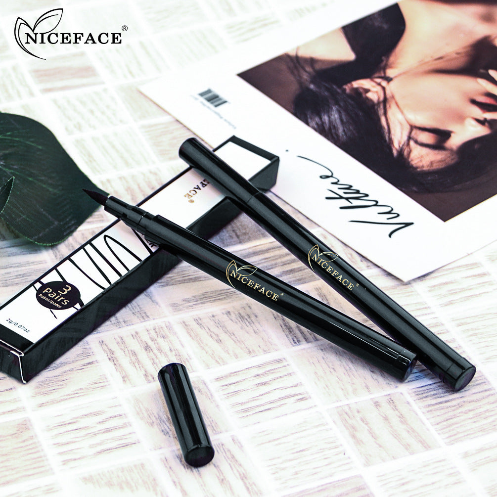 NICEFACE Eyeliner 3 In 1 Multifunctional Waterproof Anti-Smudge Non-Magnetic Natural Sticky Eyeliner - V.I.P Digital Presence