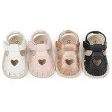 Newborn Summer Sandals Rubber Sole Breathable Shoes Princess Shoes Toddler Shoes Baby