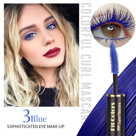 Fit Colors Double-Head Color Mascara Thick Curling Waterproof Not Smudged Multi-White Eyebrow Mascara - V.I.P Digital Presence
