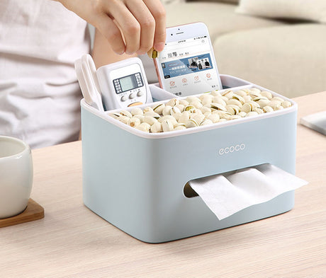 Desktop tissue box, multifunctional home storage box, paper drawer box - V.I.P Digital Presence