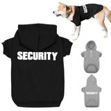 New pet hoodie, outerwear, Security printed hoodie, dog clothing for autumn and winter - V.I.P Digital Presence