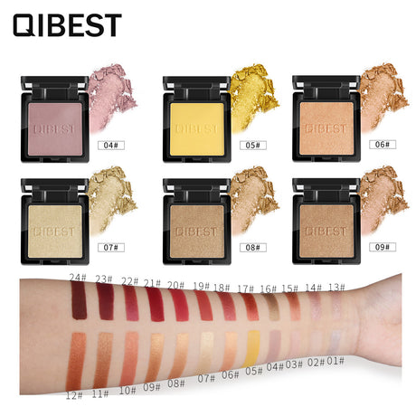 QIBEST Monochrome Eyeshadow Monochrome Eyeshadow Matte Pearlescent Single Eyeshadow Palette - V.I.P Digital Presence