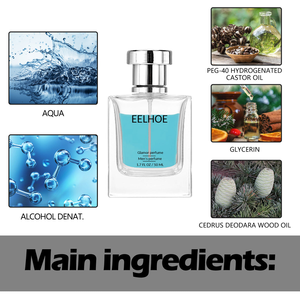 Glamor Perfume, Refreshing Mild Not Pungent Long - Lasting Fragrance Natural Fragrance Dating Niche Perfume - V.I.P Digital Presence