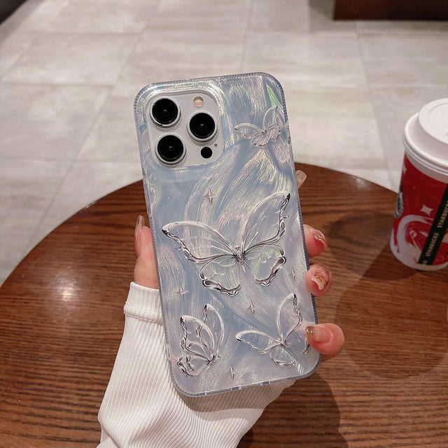 Feathered Butterfly Suitable for Apple 15 Promax Phone Case 11 New iPhone 14 Premium 13/12 Women - V.I.P Digital Presence