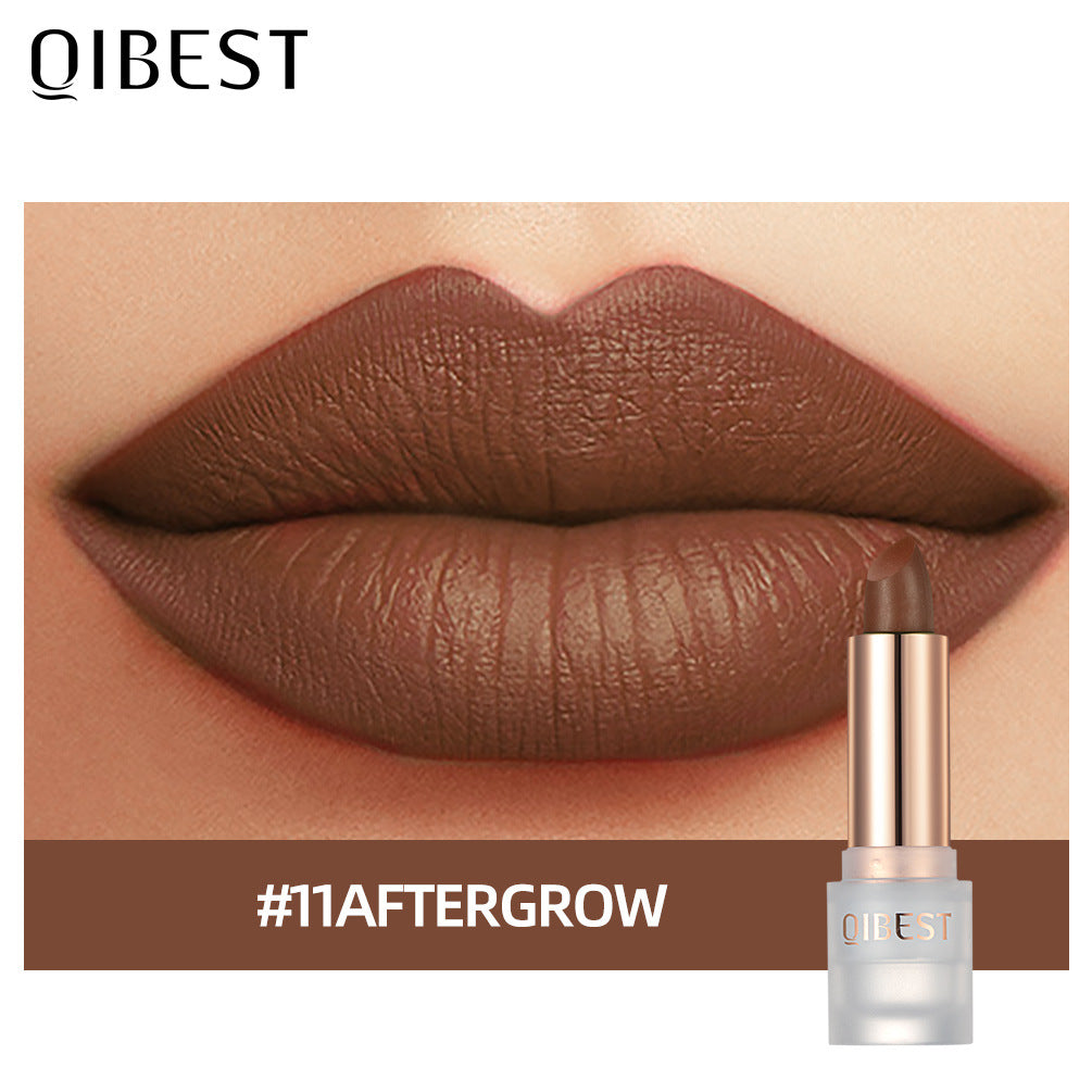 QIBEST Lipstick Velvet Matte Lipstick Not Easy To Fade Easy To Color Matte Lipstick - V.I.P Digital Presence