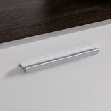 20 minutes quick assembly brown simple modern TV stand with the toughened glass shelf Floor cabinet Floor TV wall cabinet