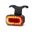 Intelligent induction brake bicycle taillight road mountain bike charging warning riding equipment square red taillight - V.I.P Digital Presence