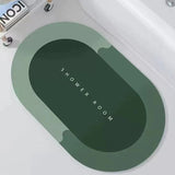 Soft cushion floor mat absorbent foot mat bathroom non-slip quick-drying toilet door carpet bathroom door mat - V.I.P Digital Presence