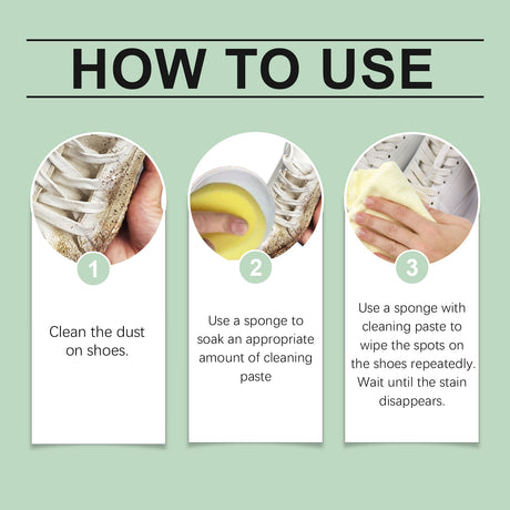 White Shoe Cleaning Cream Clean Leather Bag Small White Shoes Free Wash Maintenance Portable Cleaning Cream - V.I.P Digital Presence
