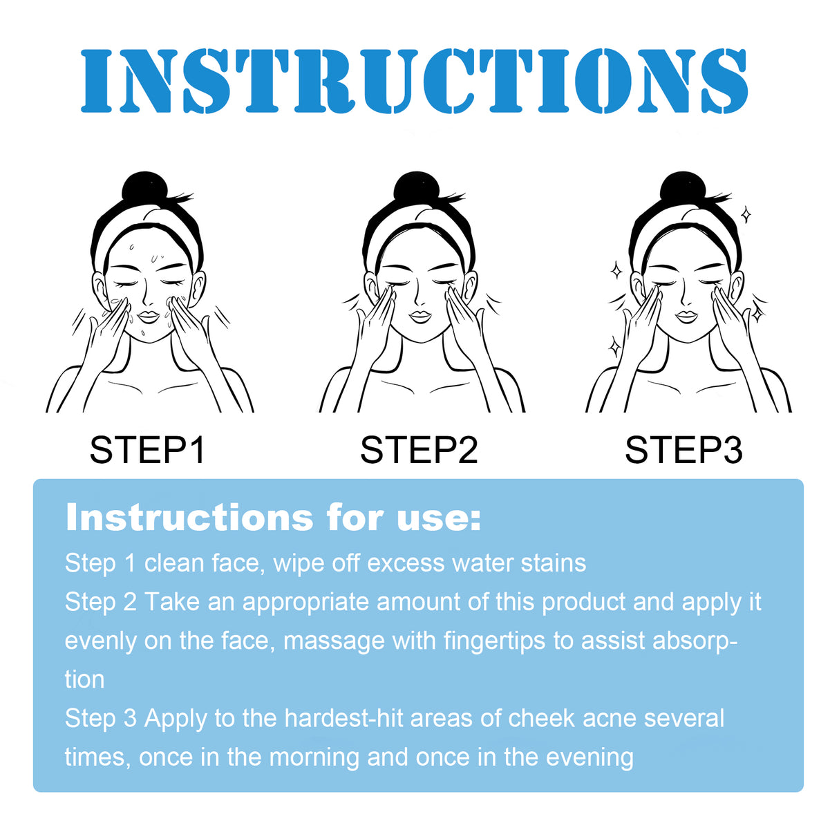 Hyaluronic Acid Face Serum, Moisturizing Repair Lighten Acne Mark Skin Care Whitening Essence - V.I.P Digital Presence